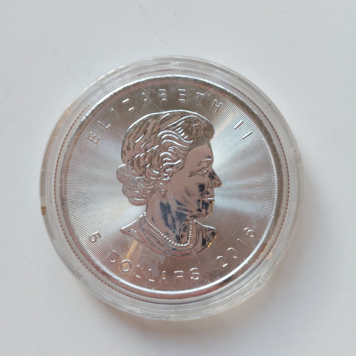 2016 Canada Elizabeth II 5 Dollars Silver Maple Leaf 1 Oz 999