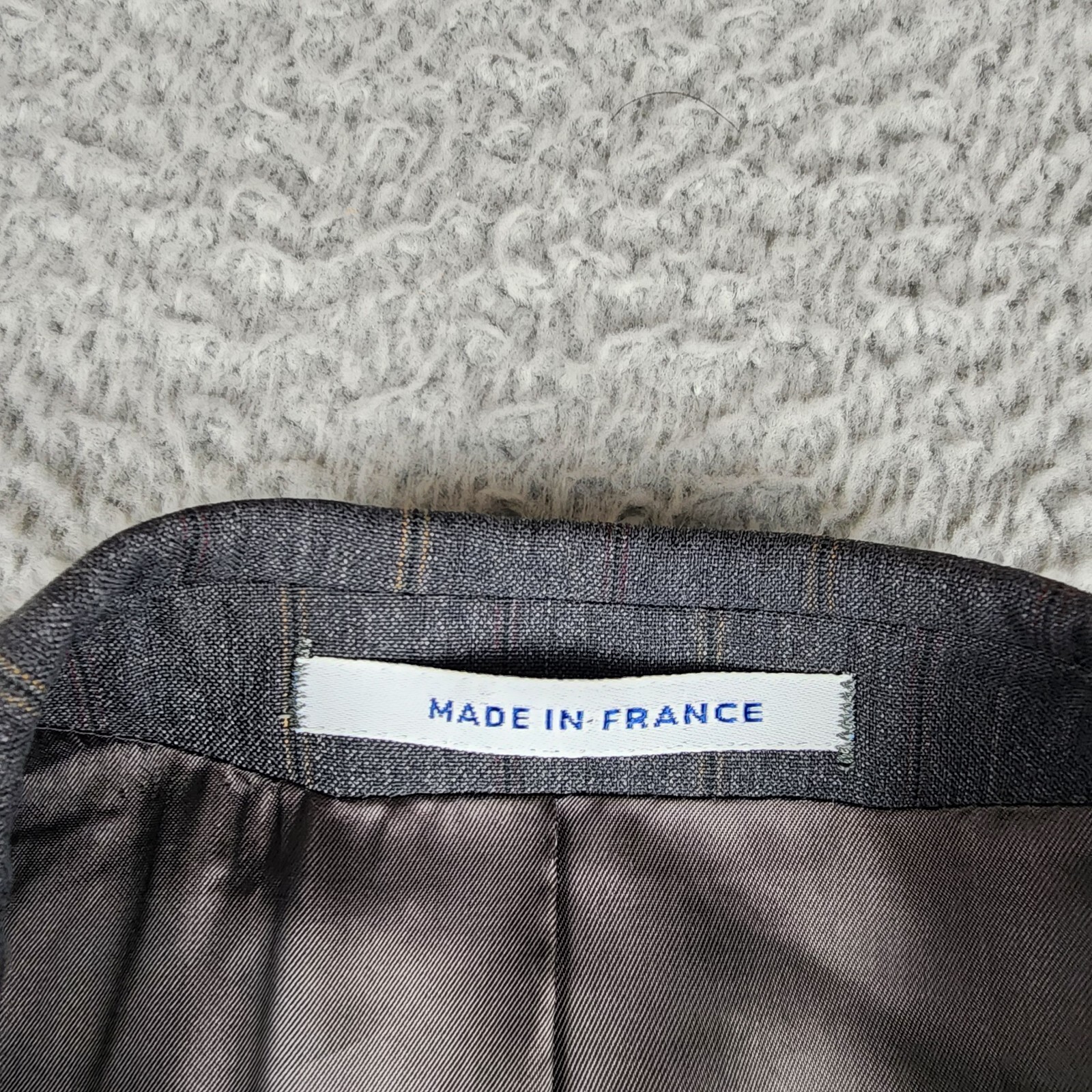 Giacca tuta Yves Saint Laurent blazer uomo 42 grigio lana cappotto sportivo