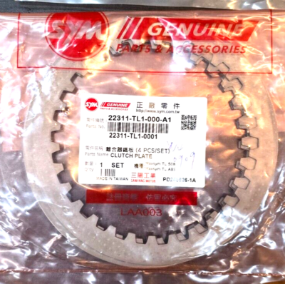 SYM MAXSYM TL500/508 CLUTCH PLATE SET/4PCS 22311-TL1-000-A1 | eBay