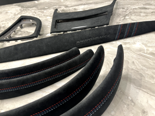 BMW SERIE1 E82 E81 E88 E87 ALCANTARA M COSTURAS Kit de ajuste interior LHD - Imagen 12 de 15