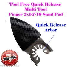 Oscillating Multi Tool Finger Sanding Pad Black & Decker Rockwell Hyperlock 