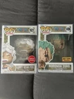 Funko Pop One Piece Bundle Luffy Gear 5 GameStop & Zoro Hot Topic Exclusive New