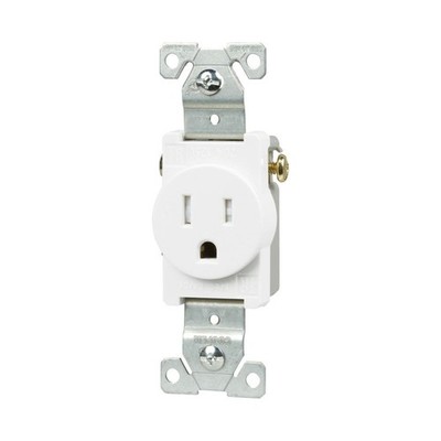 *80 UNITS* Eaton TR817W-BX-LW  Single Standard Receptacle 15A 125V White NEW
