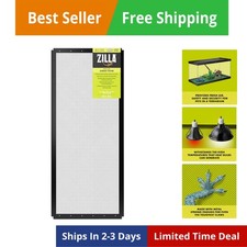 Fresh Air Screen Cover, Secure and Durable Metal Mesh Cover for Reptile Terra...