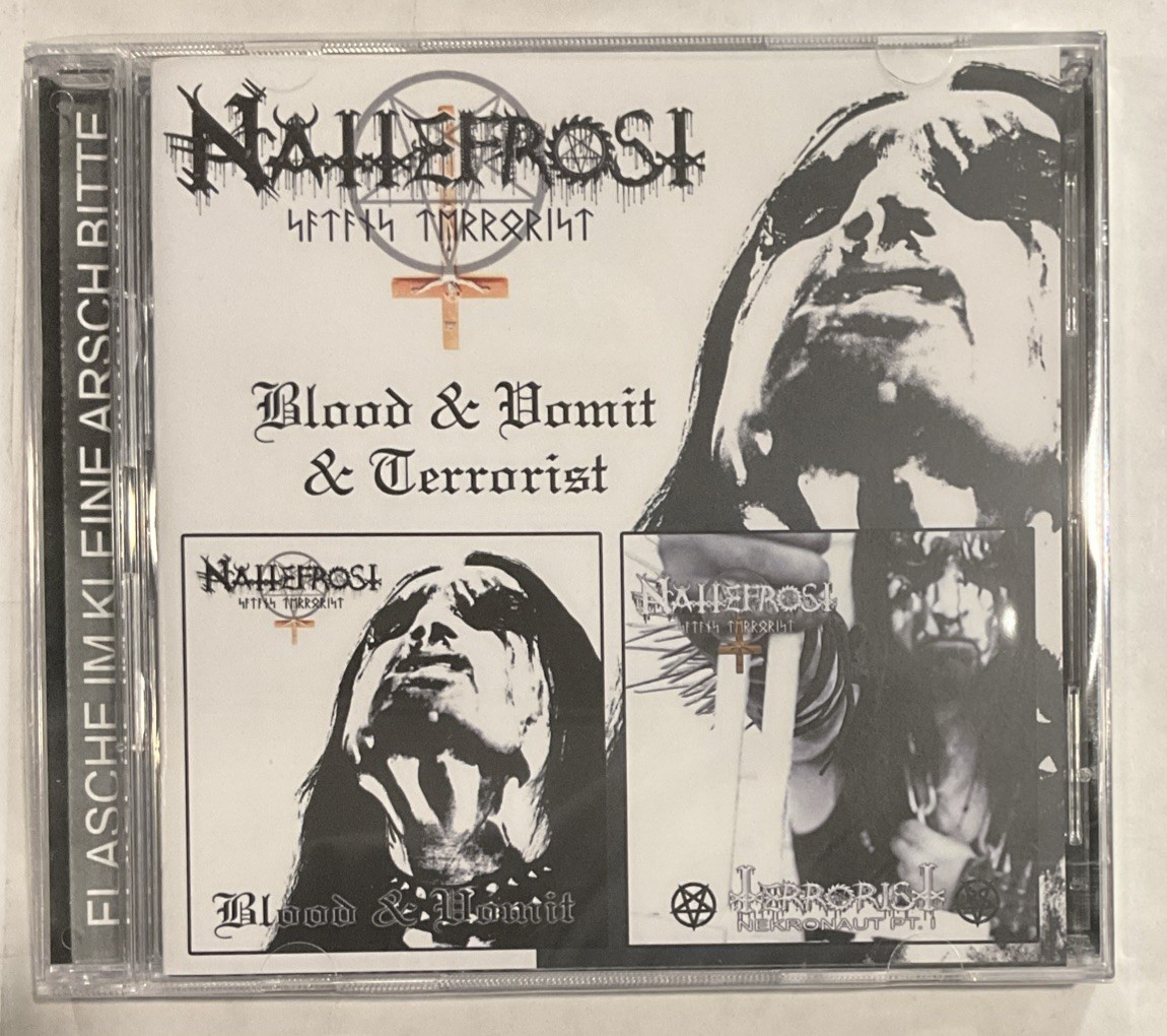 Nattefrost - Blood & Vomit + Terrorist CD 2024 Back On Black