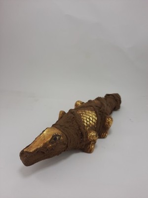 ANCIENT EGYPTIAN ANTIQUE NILE Crocodile Sobek Collectible Stone Statue