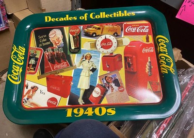 Coca Cola Tray 40's Decade Advertising Tray 1997 New Old Stock