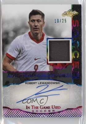 2024 Leaf ITG Used Sports Rainbow Holo Foil 10/25 Robert Lewandowski Auto v9t