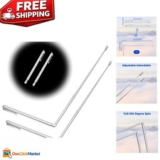 2pcs Extendable Dowsing Rods - Adjustable Stainless Steel Tools for Water  Gold