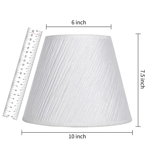 Small Lamp Shade, Barrel Paper Lampshade for Table Lamp and Floor Light, 6x10... - Bild 3 von 8