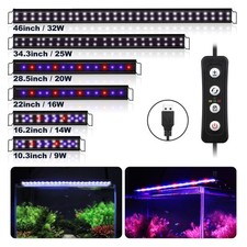 hygger 30" 36" 46" Led Aquarium Light, Full Spectrum Fish Tank Freshwater Lights