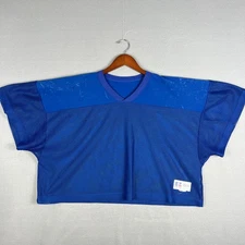 VTG Russell Athletic Football Practice Jersey Mens 3XL Blue Distressed 1990s USA