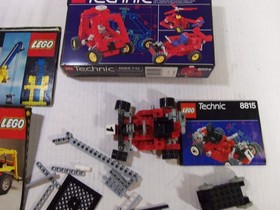 Vintage LEGO Technic Parts Speedway Bandit 8815, 8024 Parts Instructions