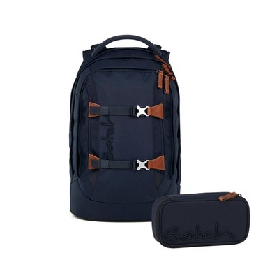 Satch Schulrucksack-Set PACK Nordic Blue 2-teilige, Kollektion 2025