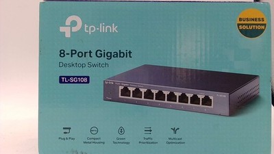 TP-Link TL-SG108 8-Port Gigabit Ethernet Unmanaged Desktop Switch