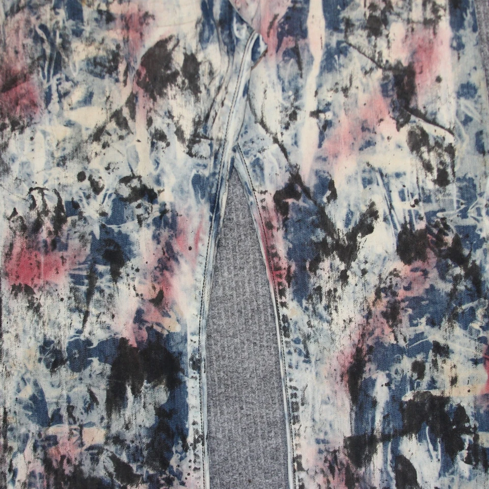 Pantalones de mezclilla para hombre ROBIN'S JEAN talla 36 diseño pintado envejecido Foto 3 de 4