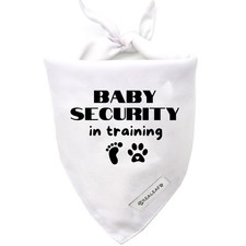 Baby Security in Training Dog Bandanas Pet Scarf for Medium and Large Dogs Pr...