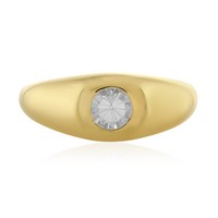 Cavill Zirkon Ring 0,63Ct Gelbvergoldet 925 Sterling Silber Damen 16