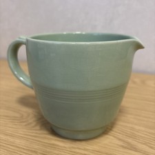 Wood's Ware 'Beryl' Green Milk Jug - Vintage Utility  P2