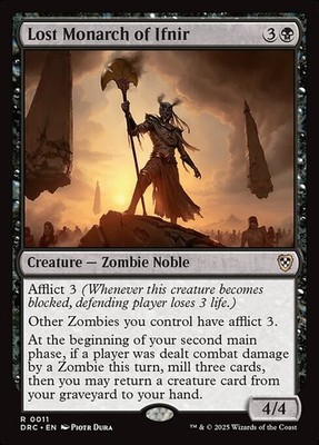 MTG Lost Monarch of Ifnir [DRC] #11