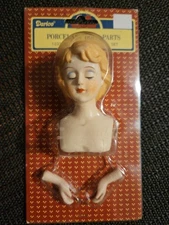 Darice Porcelain Doll Parts #1233-42 3"  Angel Eyes Closed New V Pretty FSHIP 