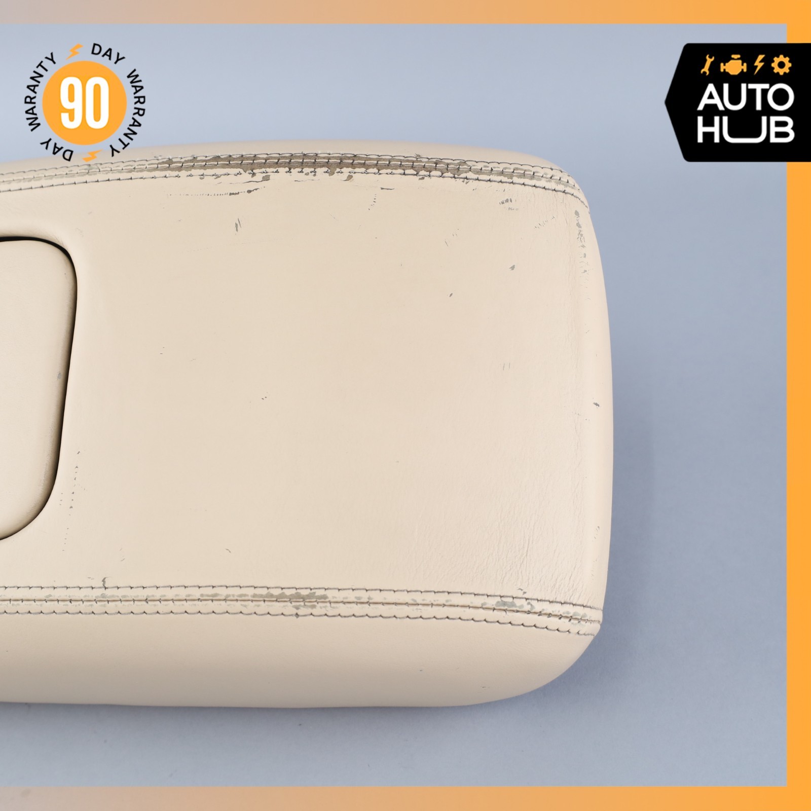 99-02 Rolls Royce Silver Seraph Center Console Arm Rest Armrest Beige OEM