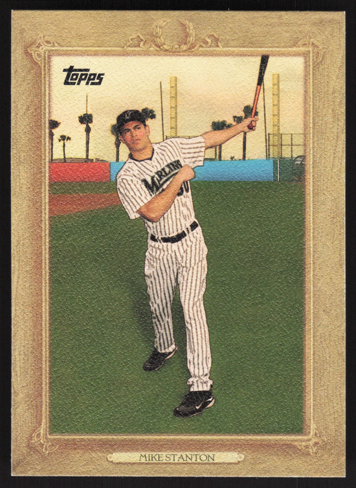 2010 Topps Update #TR149 Mike Stanton Turkey Red