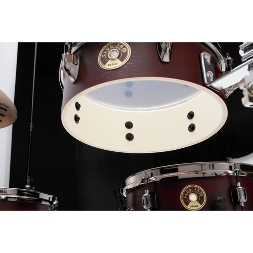Tama Club-JAM Pancake 4pc Drum Set Burgundy Walnut Wrap - Picture 3 of 7