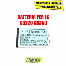 BATTERIA PER LG GB220 GD350 3,7V 850mAh