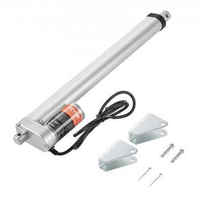 Linear Actuator 12V,12'' High Load 330lbs/1500N Linear Actuator,0.19''/s Linear Mo