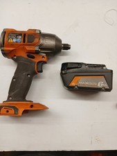 RIDGID 18V Lithium-Ion Brushless Cordless Impact Wrench with 18v 6ah batt