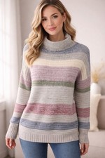 American Eagle Outfitters Knit Sweater Small Gray Waffle Texture Long Sleeve