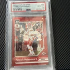 Patrick Mahomes 2024 Donruss Optic Red Stars Prizm SSP PSA 10 GEM MINT POP 2