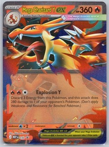 Mega Charizard Y ex 030 Mega Evolution Promo Holo