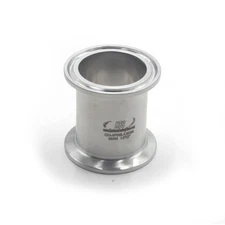 HFS(R) 1.5" Sanitary Tri Clamp Spool 2" Length Stainless Steel 304 Round Tubing