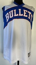 Vintage Majestic Hardwood Classics Baltimore Bullets Stitched Jersey Size Large￼