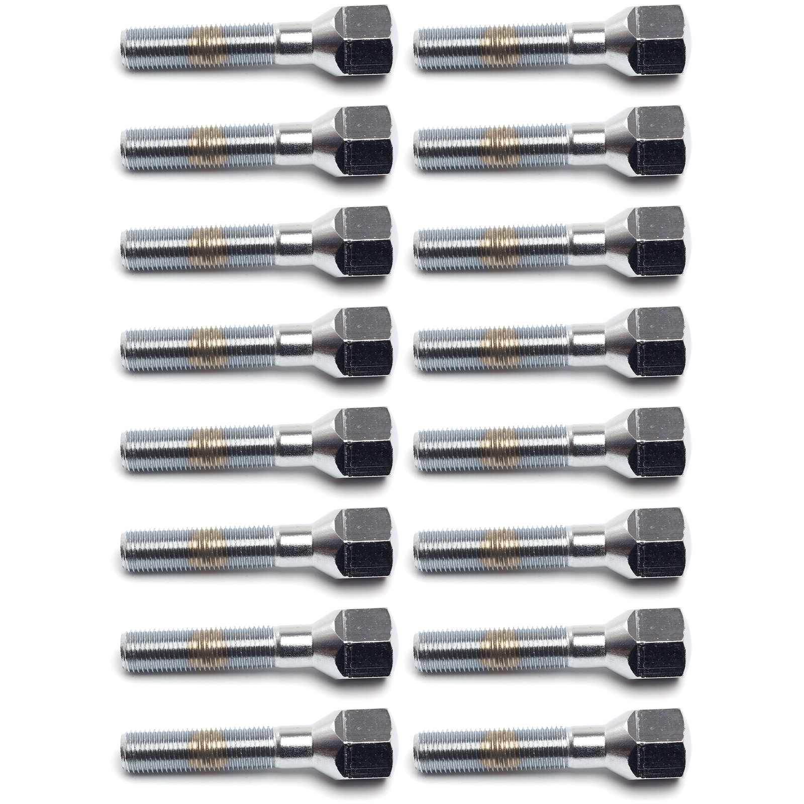 H&R 1457011 16 x Ferrari Type Tapered Seat Wheel Lug Bolts 14 x 1.5 x 70 mm Set