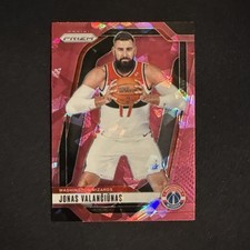 2024-25 Panini Prizm - Jonas Valanciunas #76 Pink  Ice Washington Wizards