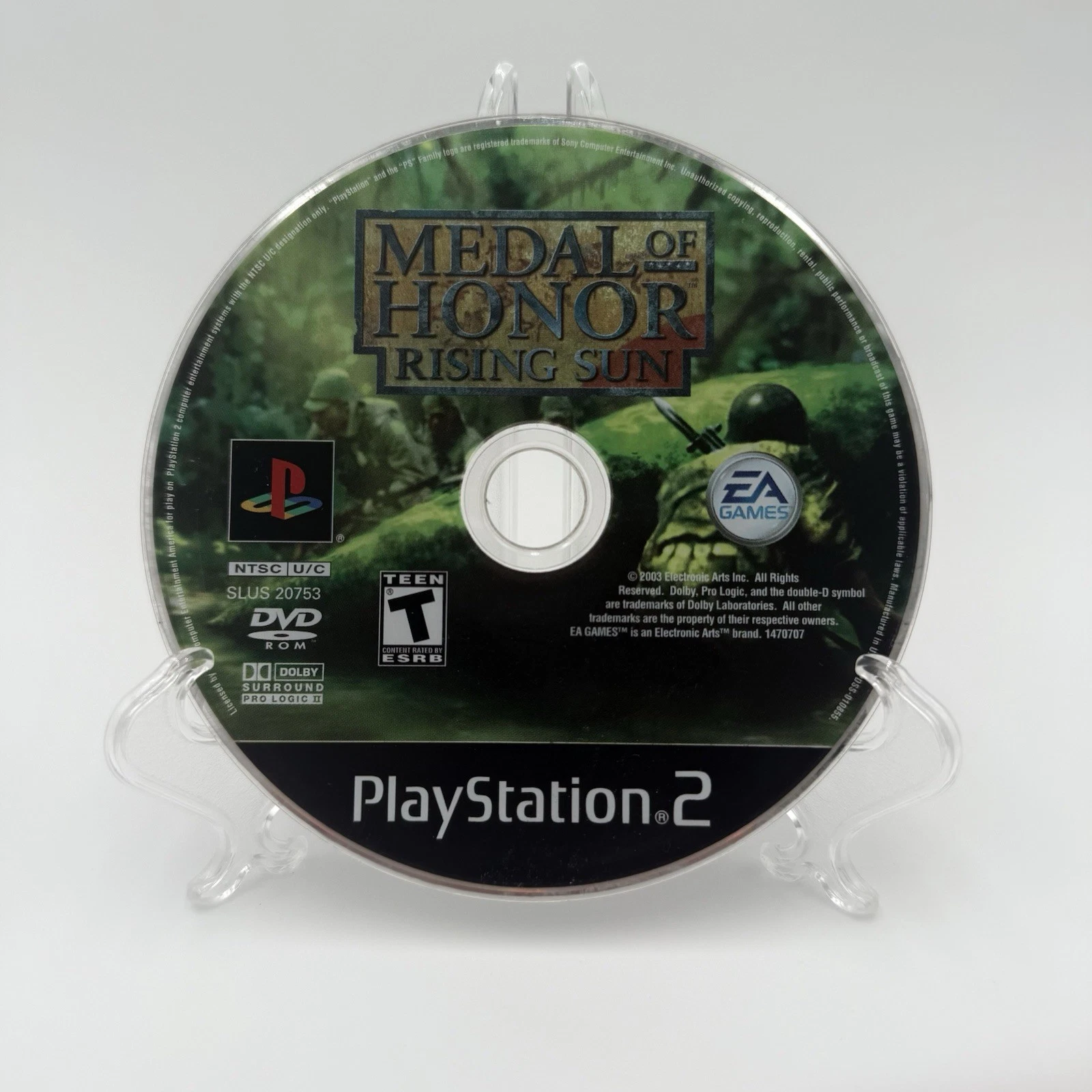 Medal of Honor: Rising Sun PS2 (PlayStation 2 PS2, 2003) TESTED WORKING