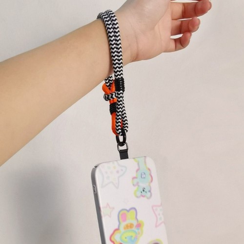 Nylon Mobile Phone Lanyard Keychain Phone Wrist Straps Phone Case Strap - Photo 7 sur 17