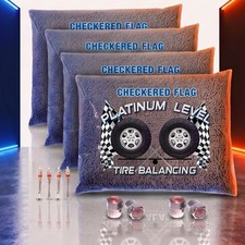 4-10oz Bags Tire Balancing Beads In 10 Ounce Bags By Checkered Flag