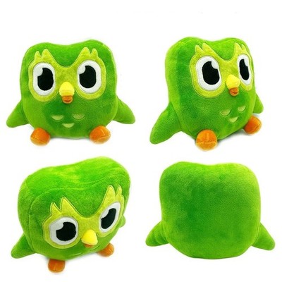 Kawaii Duolingo grüne Eule Plüschtier Duo Cartoon Anime weiches Stofftier Geschenk