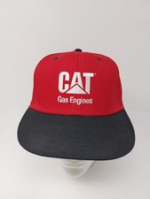 Vtg CAT Gas Engines Snapback Hat Adjustable MADE IN USA Caterpillar Cap