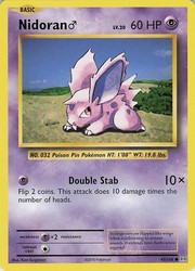 Nidoran M 43/108 XY Evolutions Common
