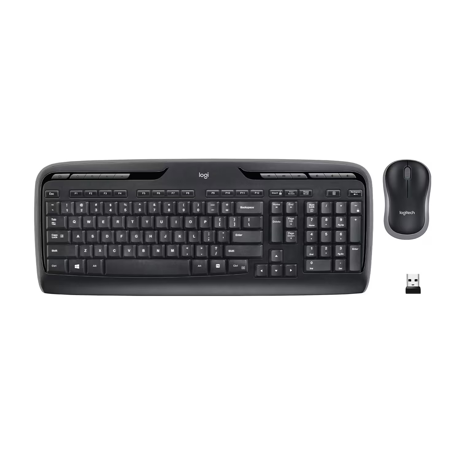Logitech - MK320 Full-size Wireless Membrane Keyboard and Mo