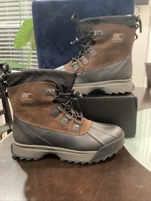 Sorel Scout 87 XT WP Waterproof Insulated Boots Men s Size 10 Tobacco Black NWB