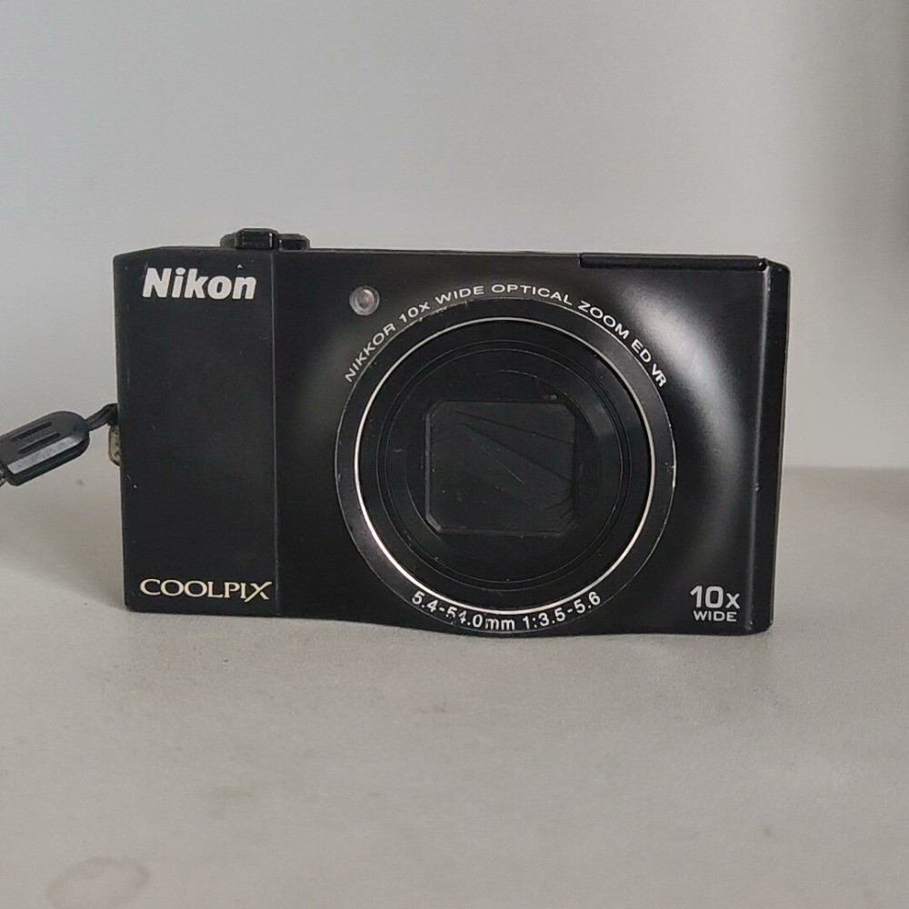 Nikon COOLPIX S8000 14.2MP Digital Camera - Black for sale online