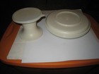 1980's Tupperware Serve-It-All  4-Pce Set; Tray(s) & Lidded Dip Cup or Pedestal — photo 6
