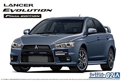 AOSHIMA 1/24 Mitsubishi Lancer Evolution X Final Edition 2015 CZ4A Model Y862286