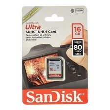 SanDisk Ultra 16GB Class 10 - SDHC Memory Card